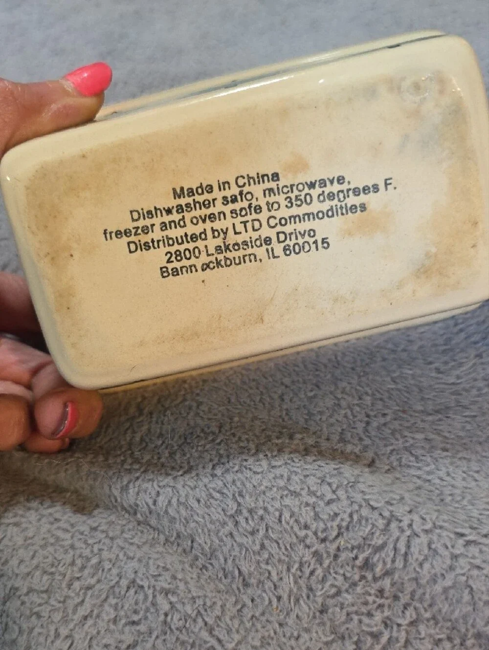 Vintage LTD Commodities Christmas Trees Ceramic Mini Loaf Pan